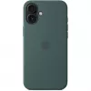 Apple iPhone 16 Plus siliconen case met MagSafe – zeegroen