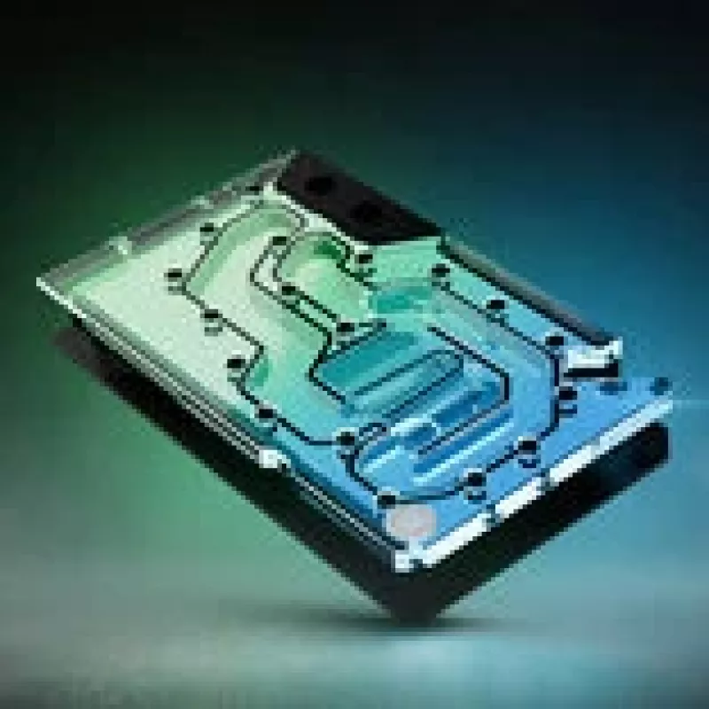 GPU-waterkoeler ek water blocks EK-Quantum Vector³ FE RTX 5090 — acryl bovenkant