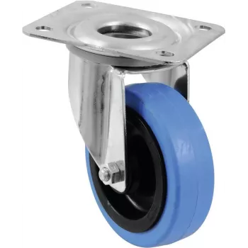 Wiel Roadinger 100 mm lichtblauw