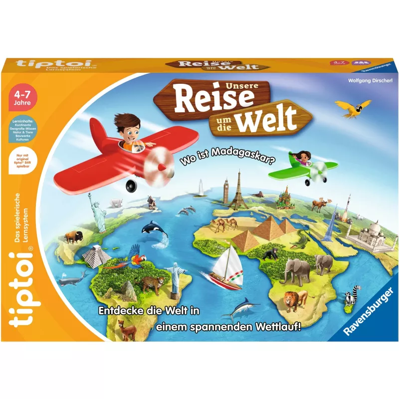 tiptoi Unsere Reise um die Welt, bordspel
