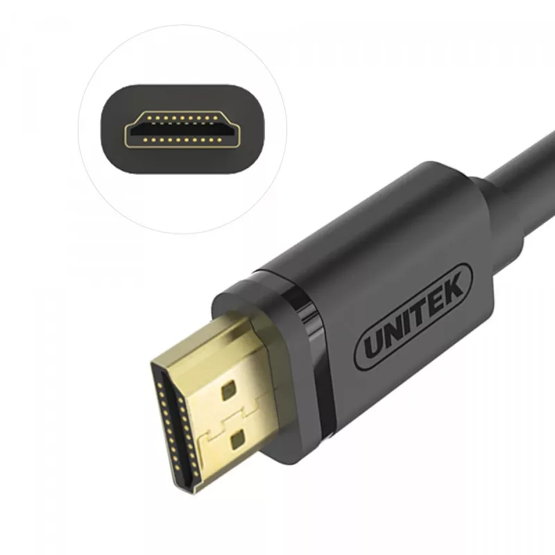 UNITEK Y-C137M HDMI-kabel 1,5 m HDMI type A (standaard) zwart