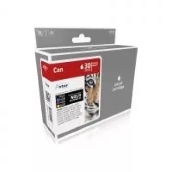 ASTAR 4-pack - zwart, geel, cyaan, magenta - compatibel - inktreservoirs (alternatief voor: Canon CLI-8C, Canon CLI-8M, Canon CLI-8Y, Canon PGI 5Bk)