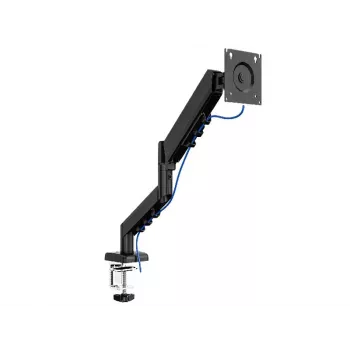 Monitorsteun TRACER Pivot Master TRAUCH47659 — in hoogte verstelbaar, kantel-/draaibaar, VESA 100×100, tot 9 kg, voor 13–32 inch schermen, tafelmontage, zwart