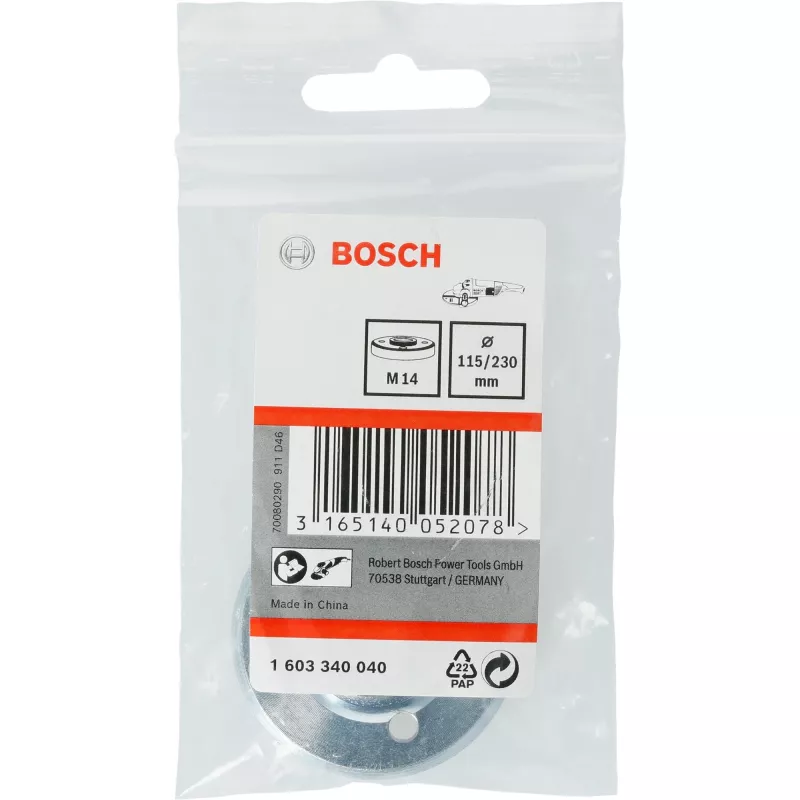 Bosch borgmoeren, flensmoer, Bosch, zilver, metaal
