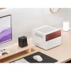 Micro-Tower computerbehuizing Jonsbo N4 WIT Mini-ITX met gehard glas