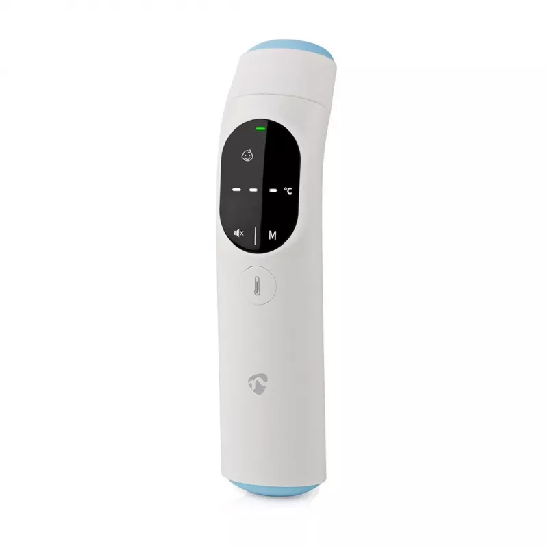Nedis BTHTIR10WT digitale lichaamsthermometer afstandssensor-thermometer wit oor, voorhoofd sensor