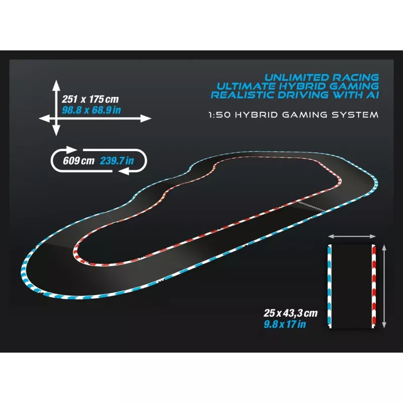 Racevoertuig & banenset Carrera 50050001 zwart blauw geel