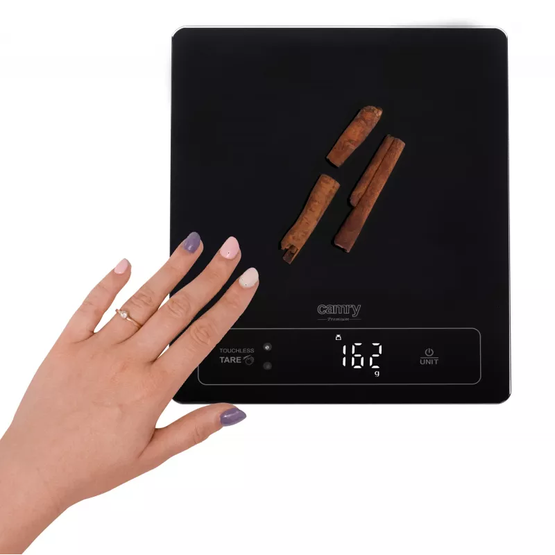 Keukenweegschaal Camry CR 3175 maximaal gewicht 15 kg verdeling 1 g display LED zwart