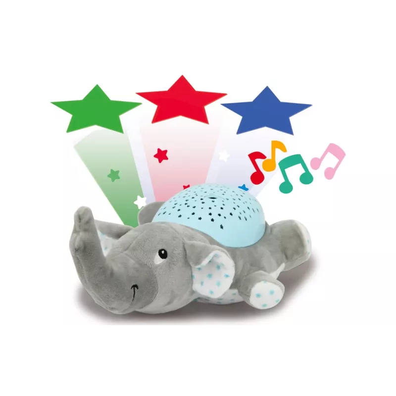 Jamara Dreamy Elephant baby-nachtlamp blauw - grijs (460432)