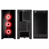CORSAIR iCUE 4000X RGB tempered glass mid-tower behuizing zwart