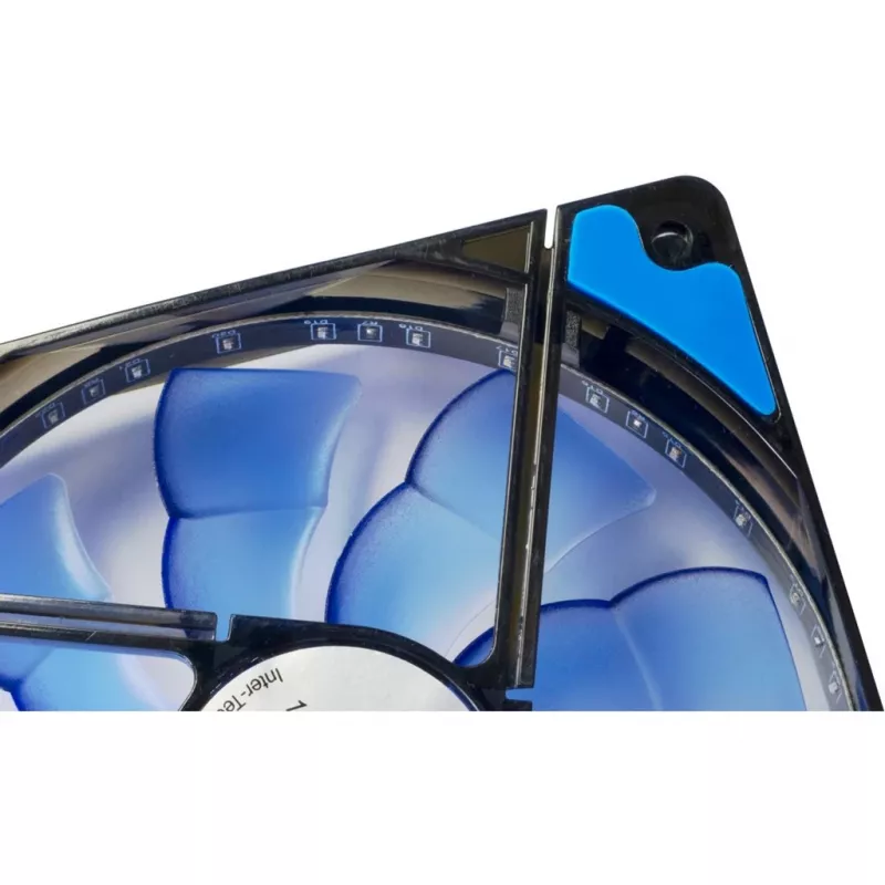 INTER-TECH Argus L-12025 120mm blauwe LED behuizingsventilator