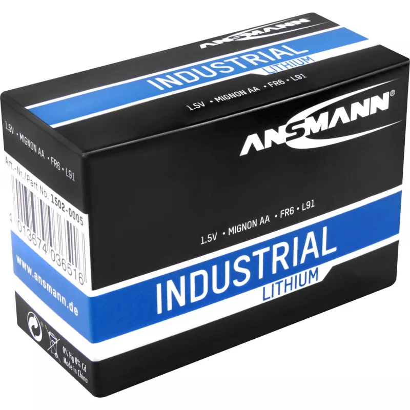 Wegwerpbatterij Ansmann 1502-0005 AA lithium