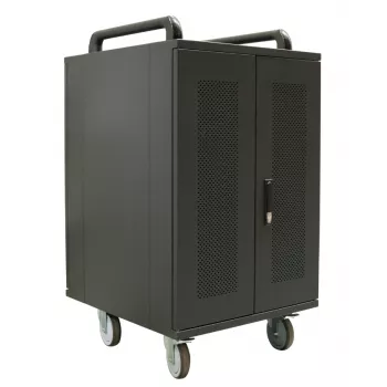 Avtek International Avtek Charging Cart 20 draagbare apparaatbeheerkast zwart