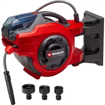 Wandgemonteerde slanghaspel Einhell GE-HR 18/30 Li-Solo Automatic 30m slang