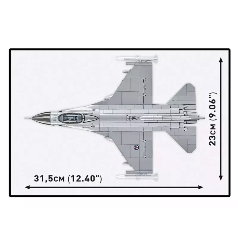 Cobi bouwset F-16AM Fighting Falcon, 495 onderdelen, model op schaal