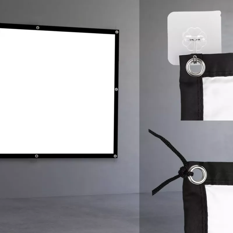Projectiescherm MACLEAN MC-169 — vrijstaand/hangend polyester, 240×180 cm (4:3), 120 inch diagonaal