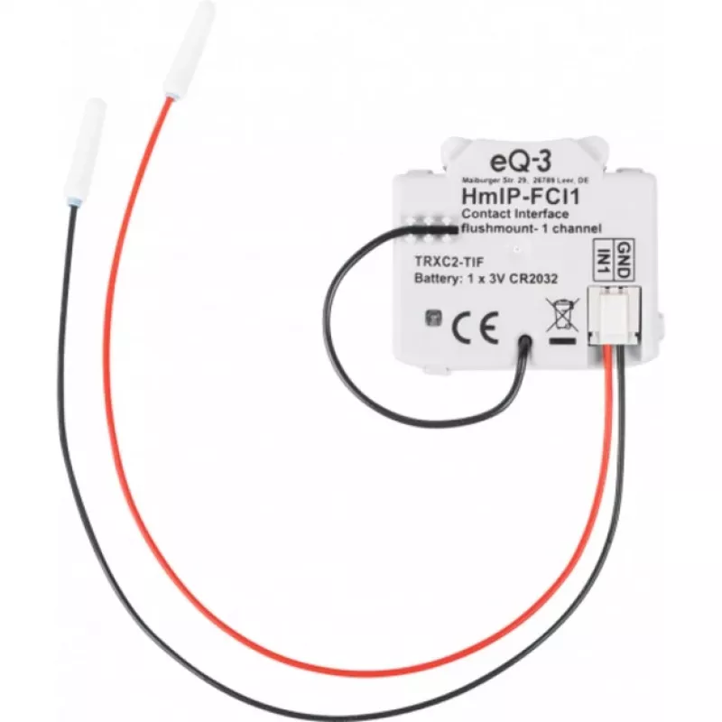 Homematic IP 153489A0 smart-home-zender, op batterijen, wandmontage, RF Wireless