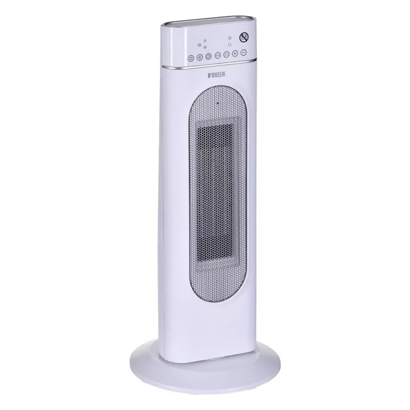 Elektrische keramische kachel NOVEEN PTC3000, 2000 W (1200 W min), LED-display, timer, afstandsbediening, oscillatie, wit