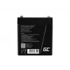 Green Cell AGM45 UPS-batterij, verzegelde lood-zuur (VRLA), 12 V, 5,3 Ah