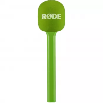 Rode Interview GO hand-interviewmicrofoon — compacte bedrade microfoon, groen