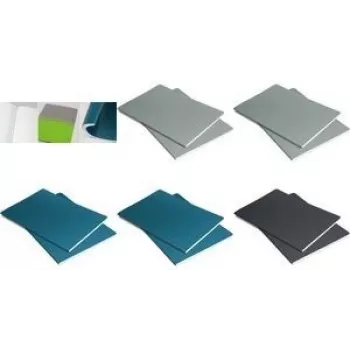 Softcover-notitieboek Sigel LS307 A5 gelinieerd, donkergrijze kaft met lichtgrijze binnenzijden