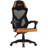 Gamingstoel CANYON Wave MCH02 — mesh rugleuning, ergonomisch ontwerp, zwart/oranje