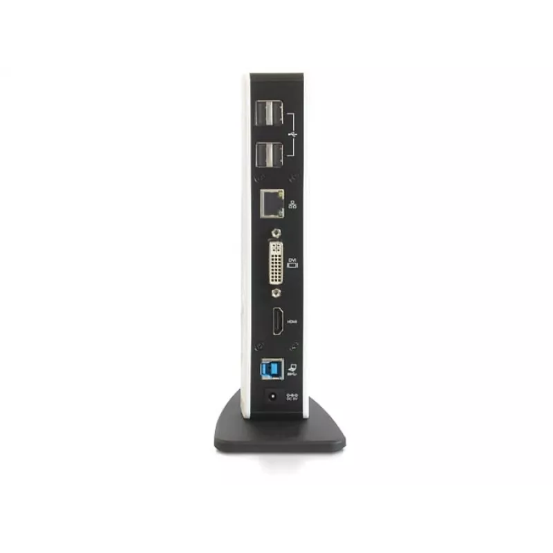 Laptop-dock DeLOCK 87568 bedraad zwart wit