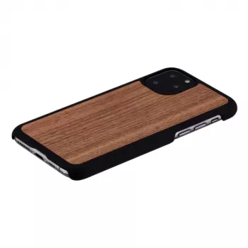 Smartphonehoesje man and wood voor iPhone 11 Pro — zwarte walnoot