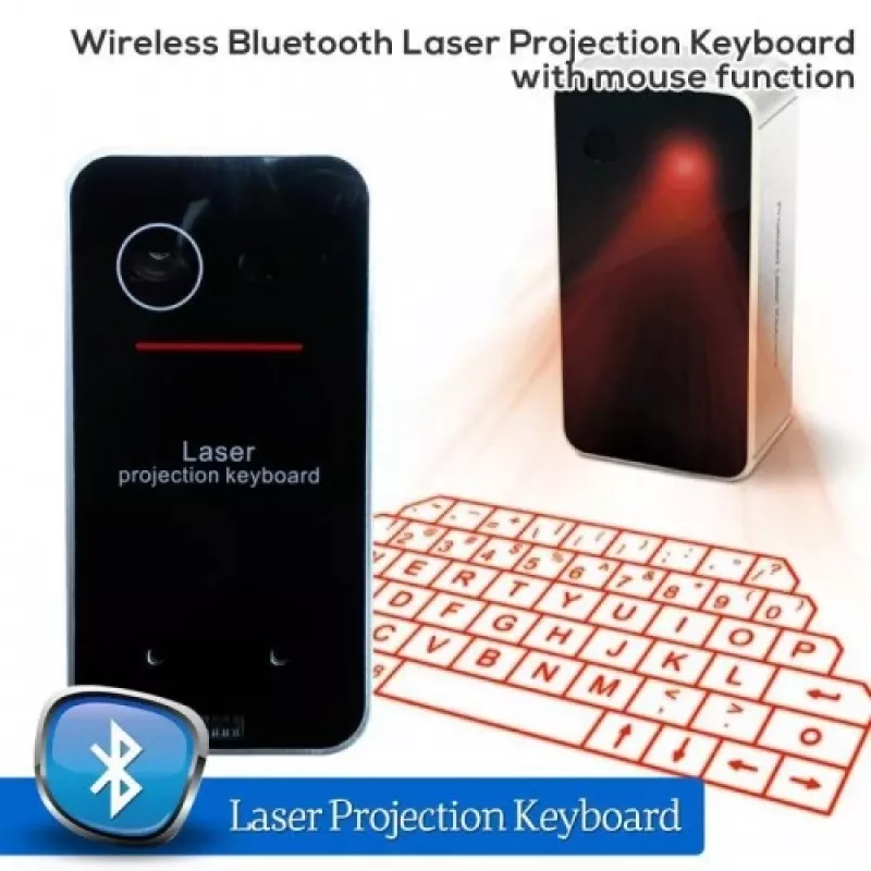 Laserprojectietoetsenbord Doy model compact draagbaar virtueel bluetooth-toetsenbord