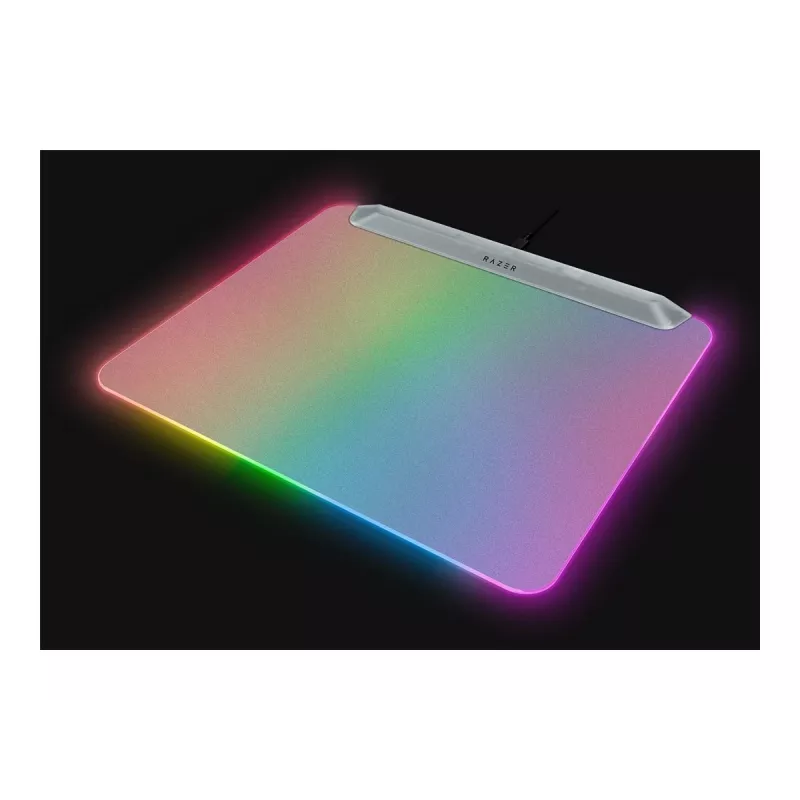 Gaming-muispad Razer Firefly V2 Pro White – RGB-achtergrondverlichting, USB-gevoed, antislipbasis