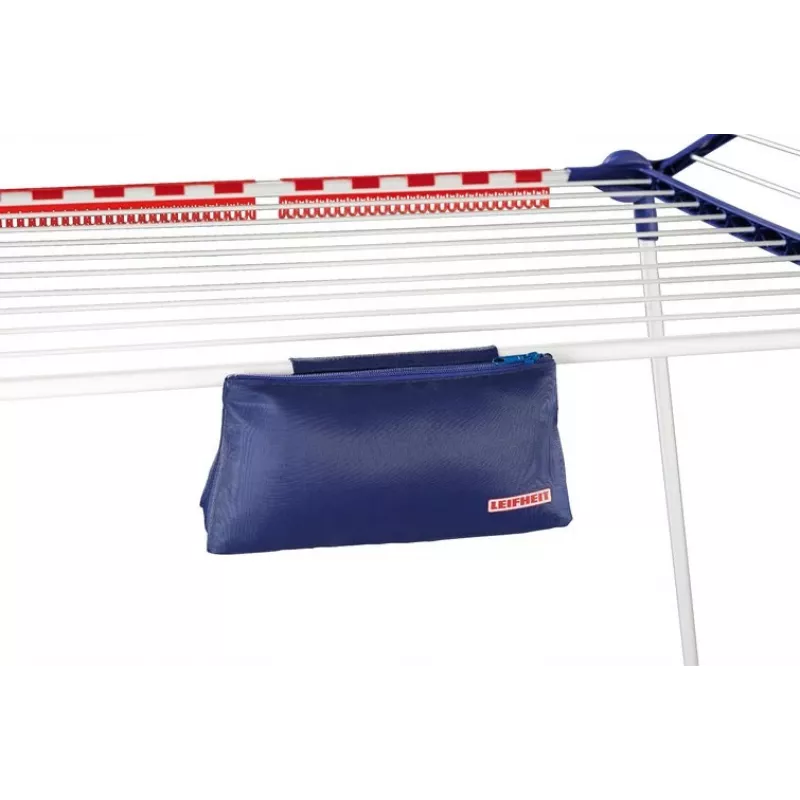 Staande wasdroger Leifheit Pegasus 200 — blauw/wit