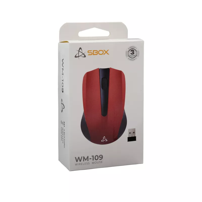 SBOX WM-109 draadloze muis USB Type-A