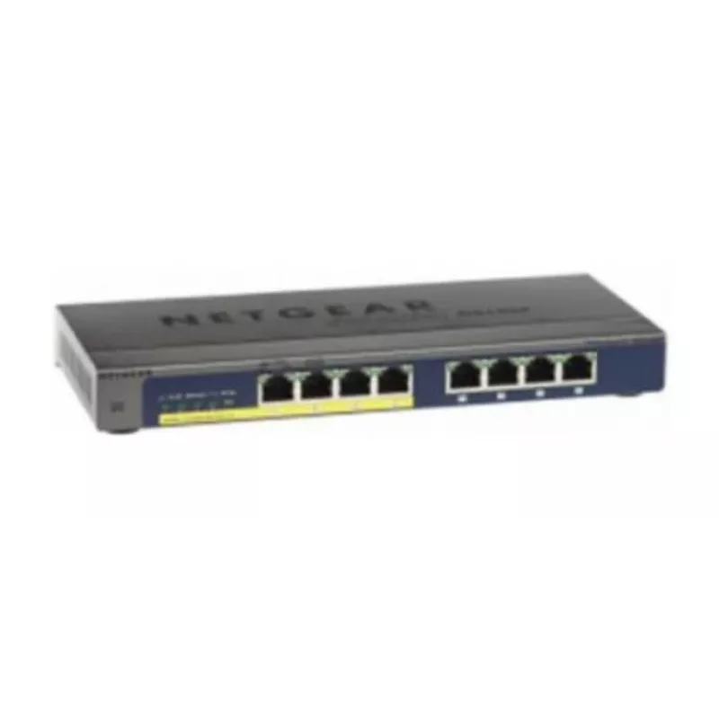 NETGEAR GS108PP unmanaged Gigabit Ethernet (10/100/1000) Power over Ethernet (PoE) zwart