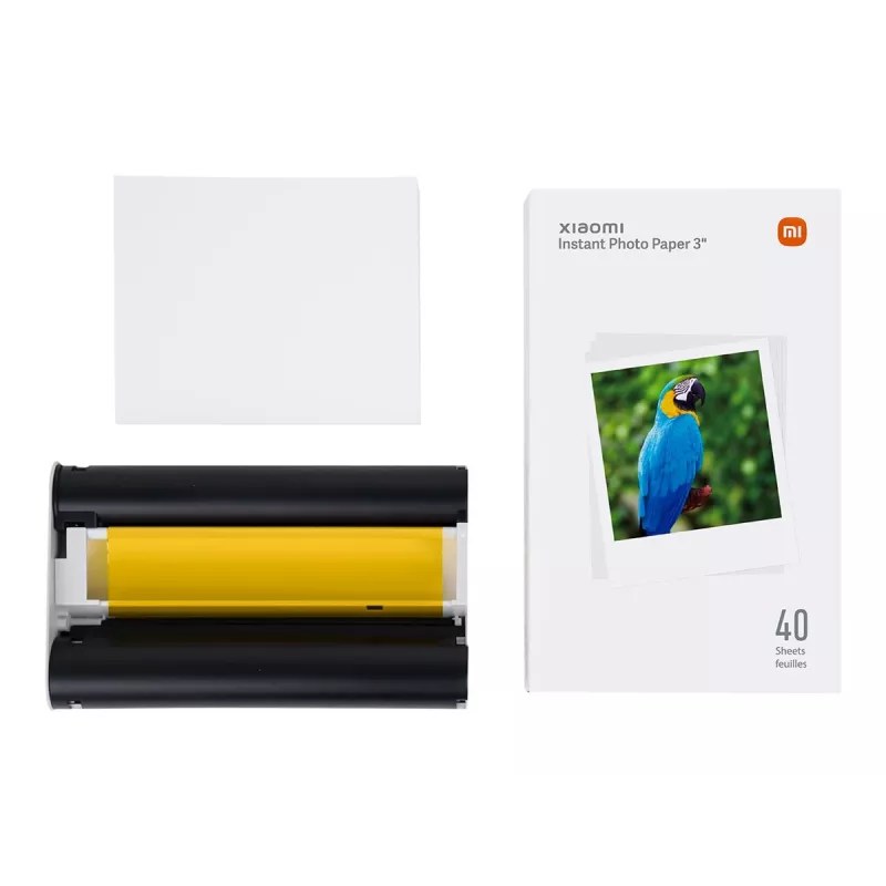 Xiaomi Instant Photo Paper 3 inch BHR6756GL instantfotofilm, 40 vellen, wit