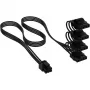 Corsair kabel PATA Power Individ. Sleeved zwart