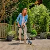 Gardena 14820-55 EasyWeed 1800/18V P4A solo accu-voegenborstel onkruidverwijderaar, zonder accu en lader, grijs/turquoise