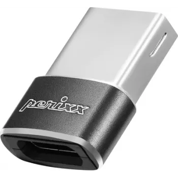 Perixx USB 2.0-adapter [1x USB 2.0 stekker A - 1x USB 2.0 bus C] PERIPRO-408 (12128)