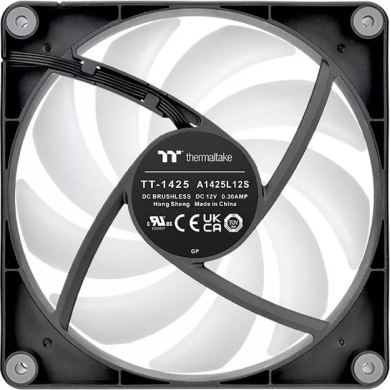 Thermaltake CT140 Reverse ARGB 14 cm Ventilator Zwart 500–1800 RPM 32,8 dB