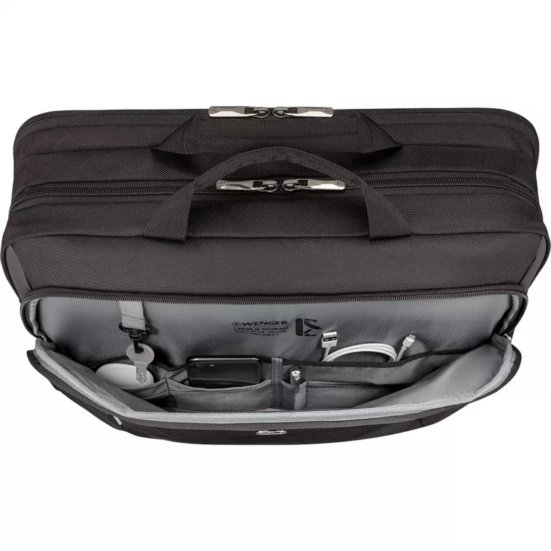 Laptoptas Wenger XE Brief 17 – geschikt voor 17 inch laptops, tabletvak, zwart