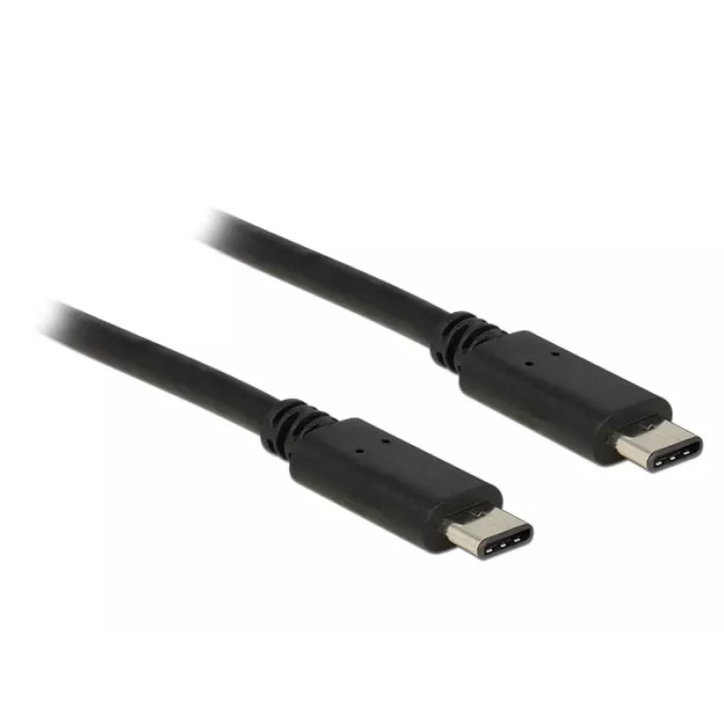 USB-kabel DeLOCK 0,5 m USB 2.0 USB C zwart
