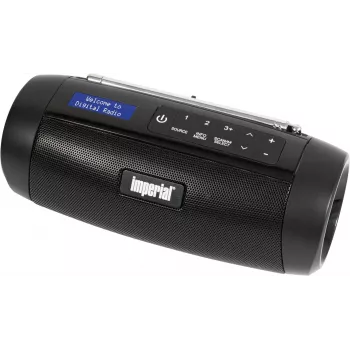 Draagbare luidspreker Telestar bluetooth-luidspreker Dabman Go zwart