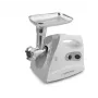 Elektrische vleesmolen ESPERANZA EKM012E 600 W, grijs, 2,6 kg, achteruitloop, worsthoorntje, kebbe-maker