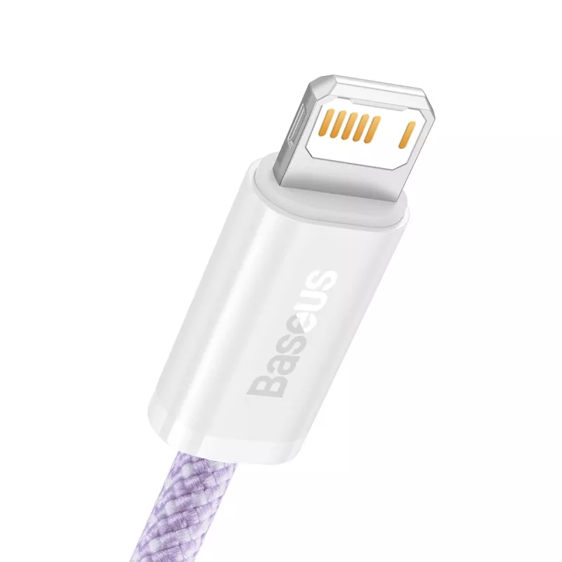 Baseus Dynamic kabel USB naar Lightning, 2,4 A, 2 m (paars)