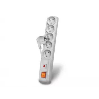 ACAR F5 overspanningsbeveiliging stekkerdoos 5 stopcontacten 3m grijs