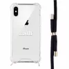 Lookabe telefoonhoesje met ketting voor iPhone XS Max, goud/zwart
