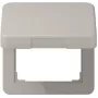 Jung klapdeksel met afdekraam 50x50mm CD 590 KL PT (CD590KLPT)