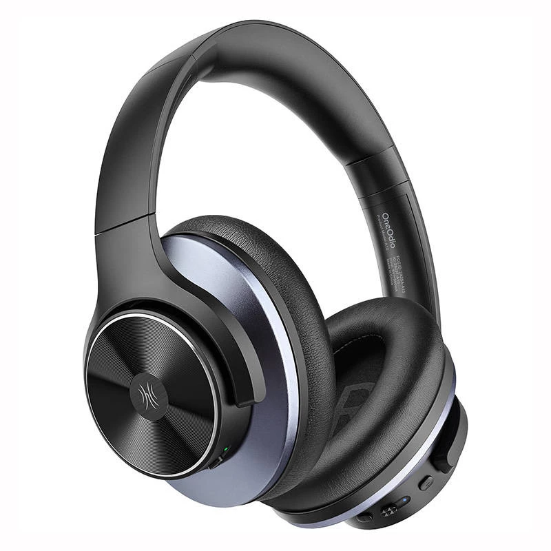 OneOdio a-AD07-01 A10 over-ear headset Bluetooth zwart/blauw noise