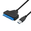Adapter QOLTEC 51855 — externe M.2 NVMe/NGFF naar USB 3.0-adapter, 10 Gb/s, voor 2,5 inch/M.2 drives, zwart