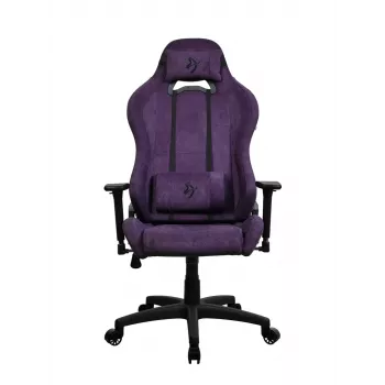 Gamingstoel Arozzi Torretta SoftFabric paars – ergonomisch ontwerp, verstelbare armleuningen, kantelbare rugleuning