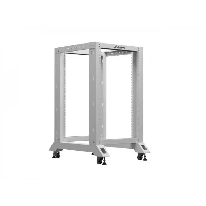 Open rack 19 18U 600x800 grijs